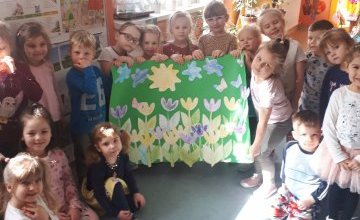 Wiosenny plakat 4 latków