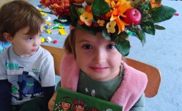 Powitanie jesieni w grupie 4-5 latków