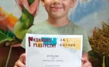 Wyróżnienie dla Mateusza