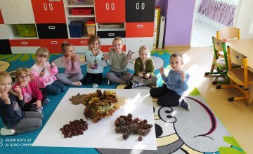 Jesiennie w grupie 5 latków - Gramy w zielone