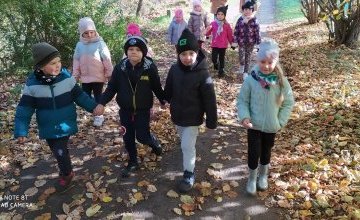 Jesienny spacer 5 latków