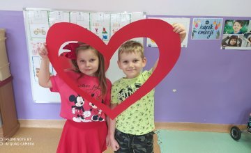 Walentynki u 4 i 5 latków