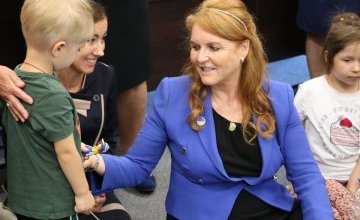 Wizyta księżnej Yorku Sarah Ferguson w Czeladzi