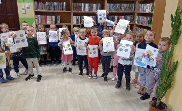 "Światowy Dzień Morza" - zajęcia biblioteczne w grupie 4 latków