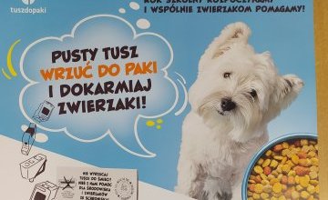 Akcja "Pusty tusz wrzuć do paki i dokarmiaj zwierzaki"