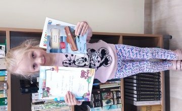 I miejsce Julii w konkursie plastycznym 