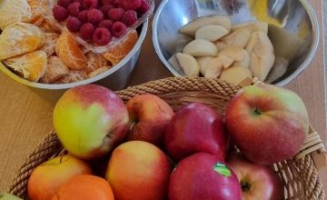 Owocowo i kolorowo w grupie 5 - 6 latków