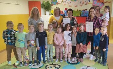 Wizyta Pań fryzjerek w grupie 5 - 6 latków