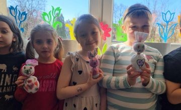 Wielkanocne zajączki w grupie 5 - 6 latków