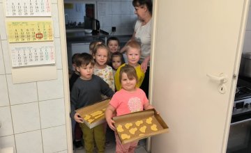 Pieczenie ciasteczek w grupie 4 - 5 latków