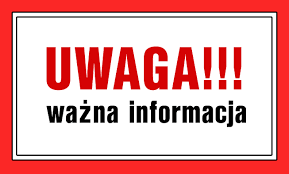 Ważna informacja!!!