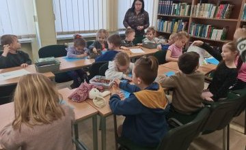 "Woda w życiu człowieka" - zajęcia biblioteczne w grupie 5 - 6 latków