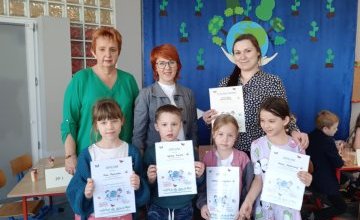 I miejsce w Konkursie Wiedzy Przyrodniczo-Ekologicznej „Czeladzki przedszkolak dobrze wie - bycie EKO modne jest”