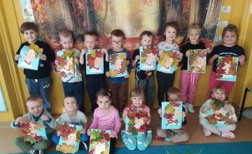 Jesienne zajęcia plastyczne w grupie integracyjnej