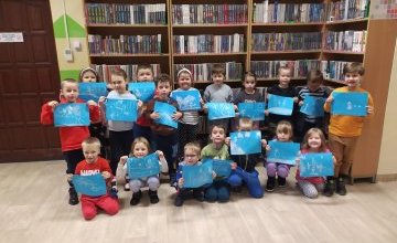 Zajęcia biblioteczne w grupie integracyjnej