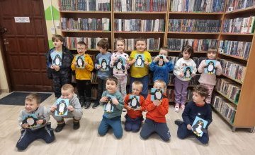 Zajęcia biblioteczne w grupie integracyjnej