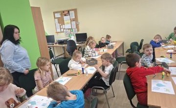 "Światowy Dzień Wody" - zajęcia biblioteczne w grupie 5 - 6 latków
