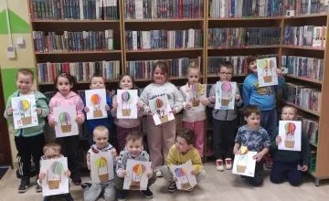 Zajęcia biblioteczne w grupie integracyjnej