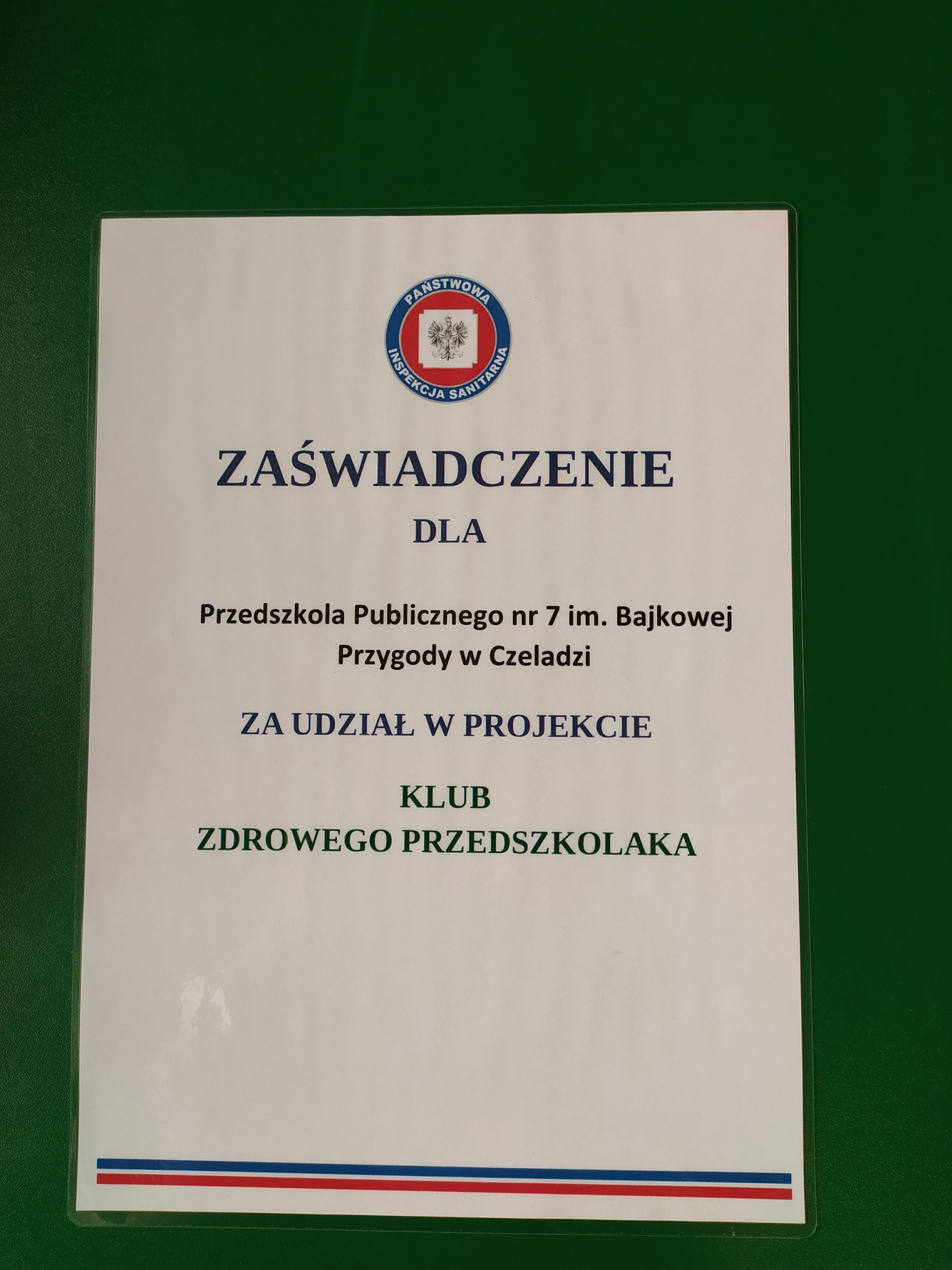 zaświadczenie zaświadczenie