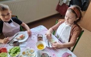 "Robimy zdrowe kanapki" - zajęcia w grupie 5 - 6 latków (1)