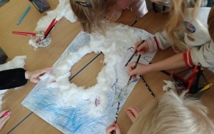 "Polarna wyprawa" - zajęcia w grupie 6 latków (2)