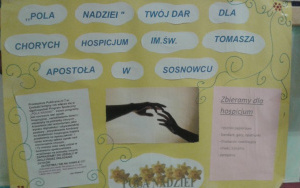 "Pola Nadziei" - pomoc dla hospicjum im. Św. Tomasza Apostoła w Sosnowcu