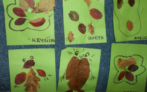"Kto śpi pod liśćmi" - zajęcia 5 latków