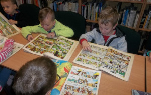 "Asterix i Obelix" - zajęcia biblioteczne 5 latków