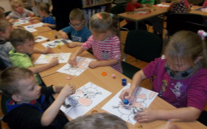 "Asterix i Obelix" - zajęcia biblioteczne 5 latków