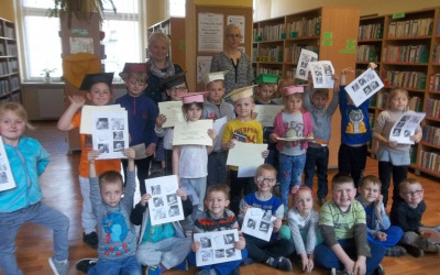 Dzień Bibliotekarza - zajęcia biblioteczne 5 latków