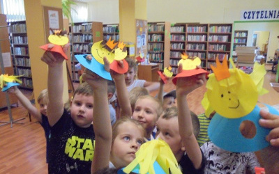 "Księżniczki i książęta" - zajęcia biblioteczne 5 latków