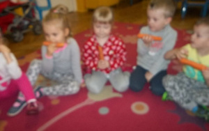 "Dzień marchewki" - zajęcia w grupie 3 latków