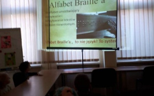 "Alfabet Braille'a" - zajęcia biblioteczne 5 latków