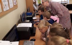 "Bezpieczny Internet" - zajęcia biblioteczne 5 latków