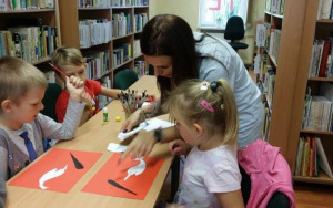 "Zęby małe i duże w naturze" - zajęcia biblioteczne 6 latków