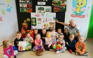 "Jestem tym, co jem" - zajęcia w grupie 4 latków