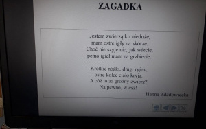 "Dzień jeża" w grupie 6 latków