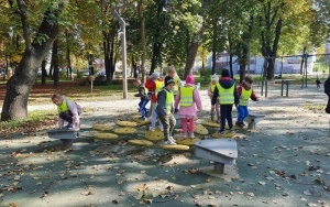 Poszukiwanie jesieni przez dzieci z grupy 5 - 6 latków (12)