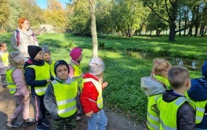 Poszukiwanie jesieni przez dzieci z grupy 5 - 6 latków (7)